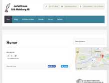 Tablet Screenshot of ewjuridik.se